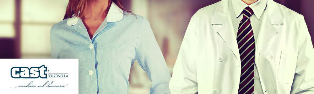 Produzione camici da lavoro professionali, bianchi e colorati